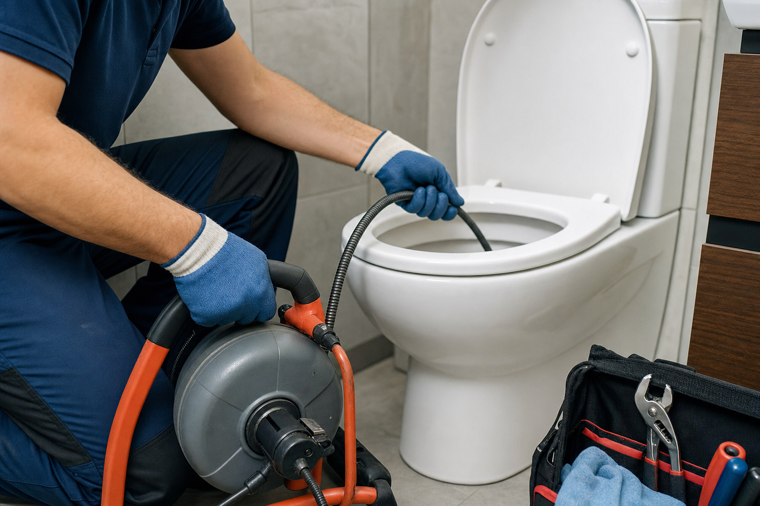 Blocked Drains Worcester Park service image