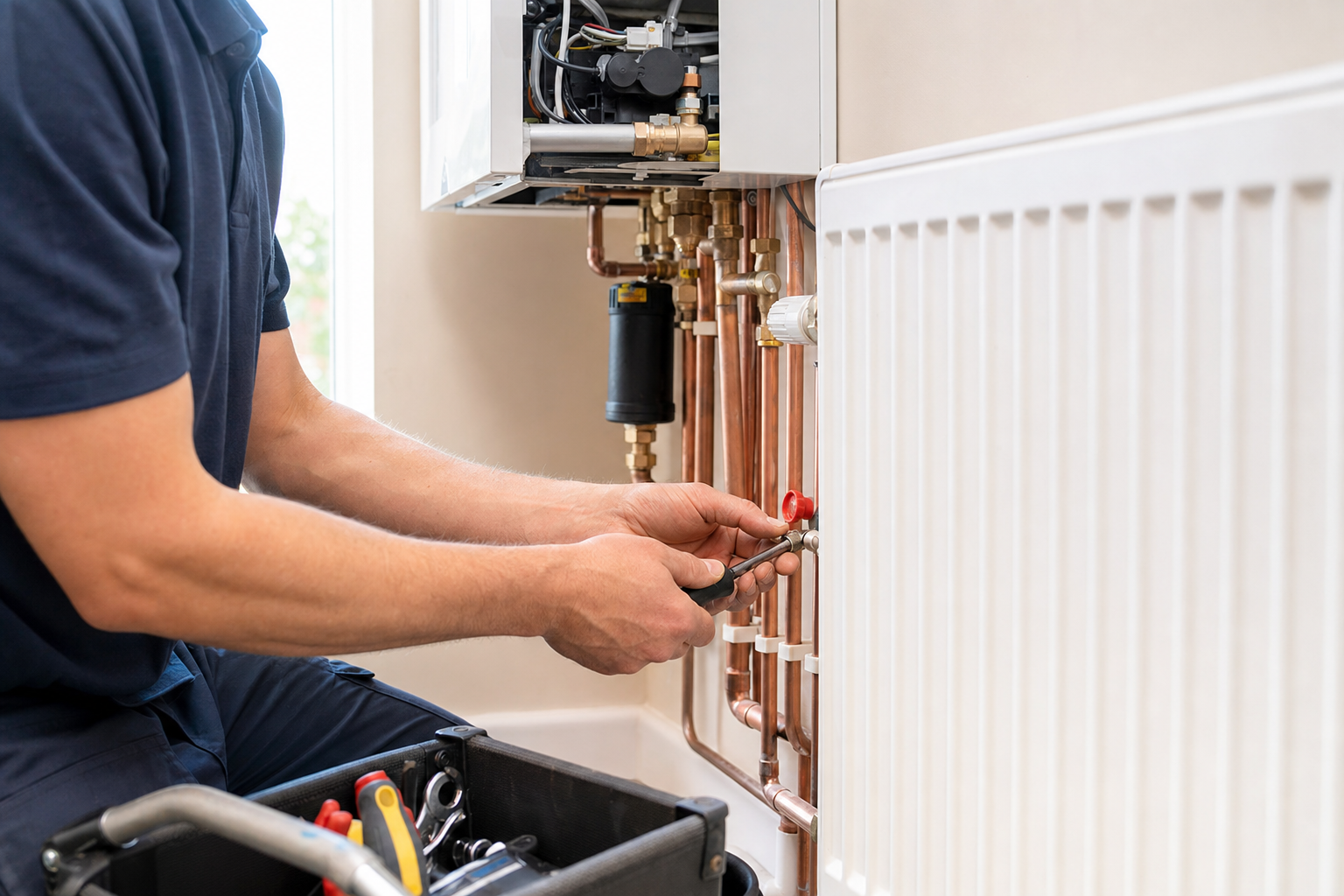 Central Heating Worcester Park service image