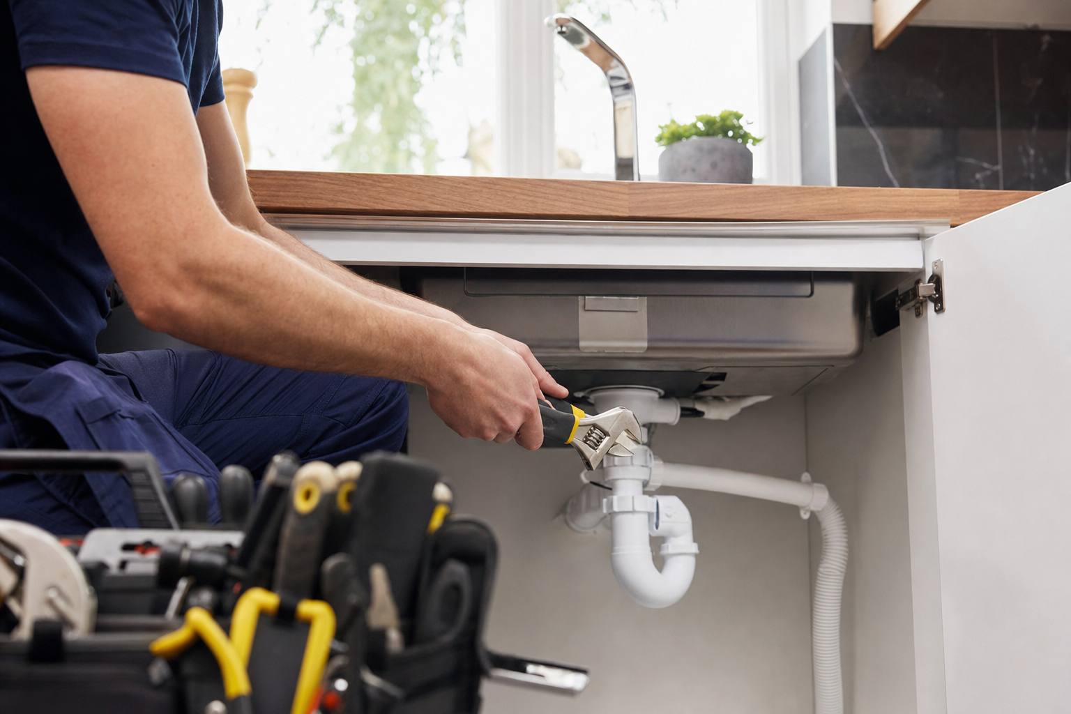 Kitchen Plumbing Worcester Park service image